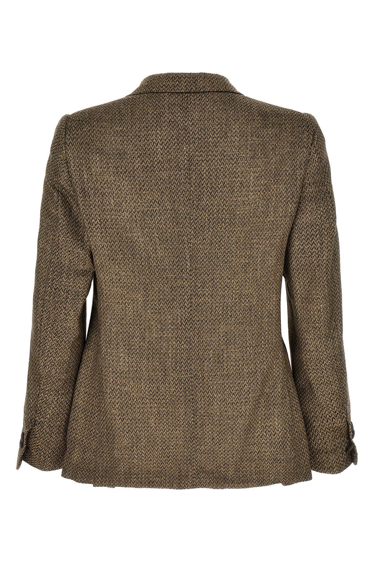 herringbone patterned wool blend keanu single-breasted blazer