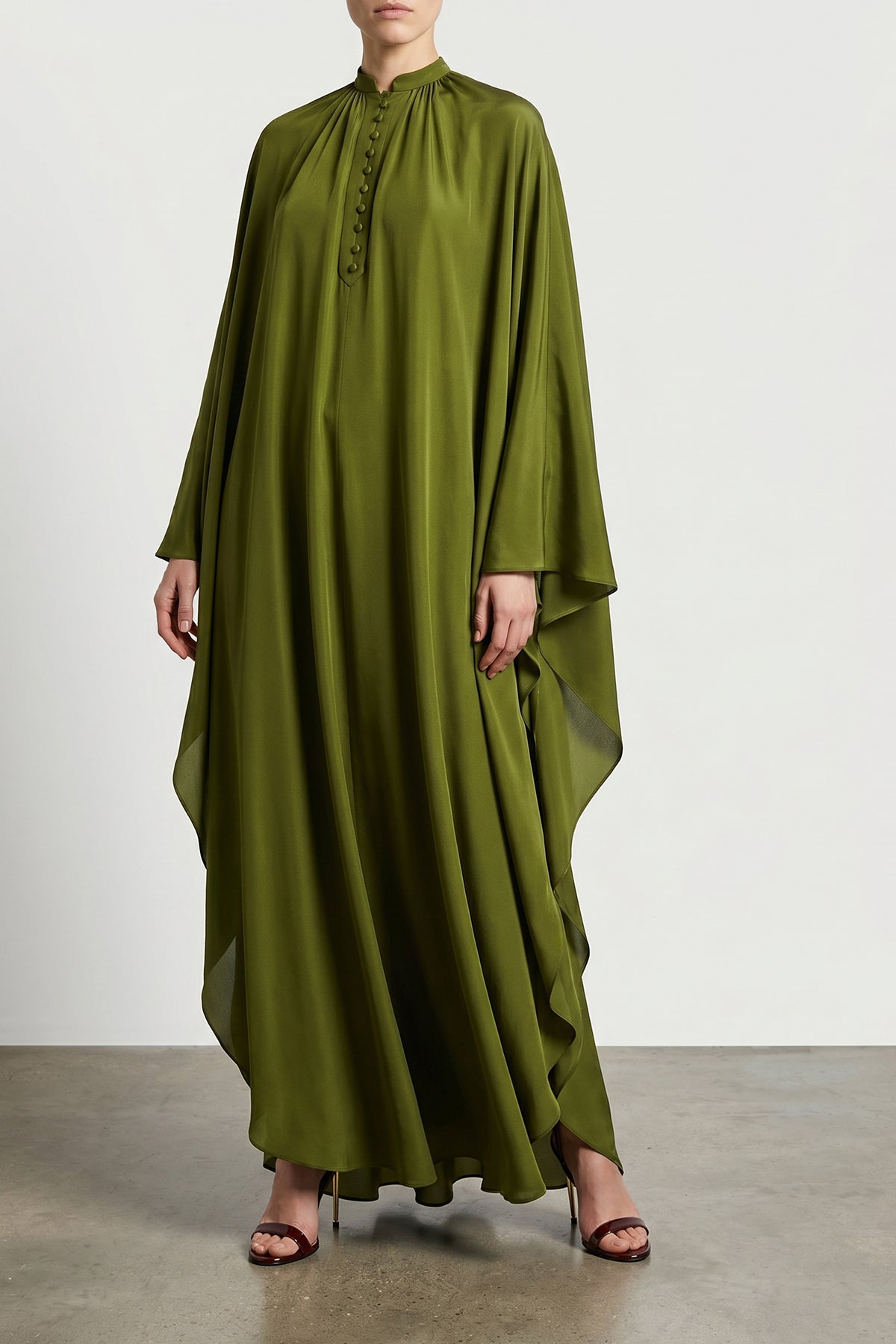 TOM FORD OS the long hooded dress tom ford pure fluid silk redefines sartorial volumes throu