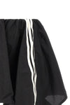 mini skirt in ultralight nylon fabric