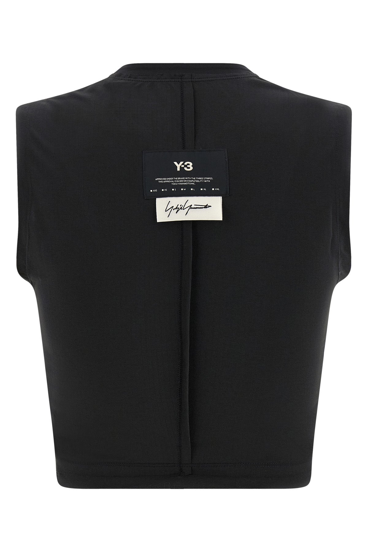 Y-3 M w run sleeveless crew neck top in tech fabric
