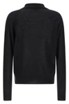 cashmere and silk knit polo shirt