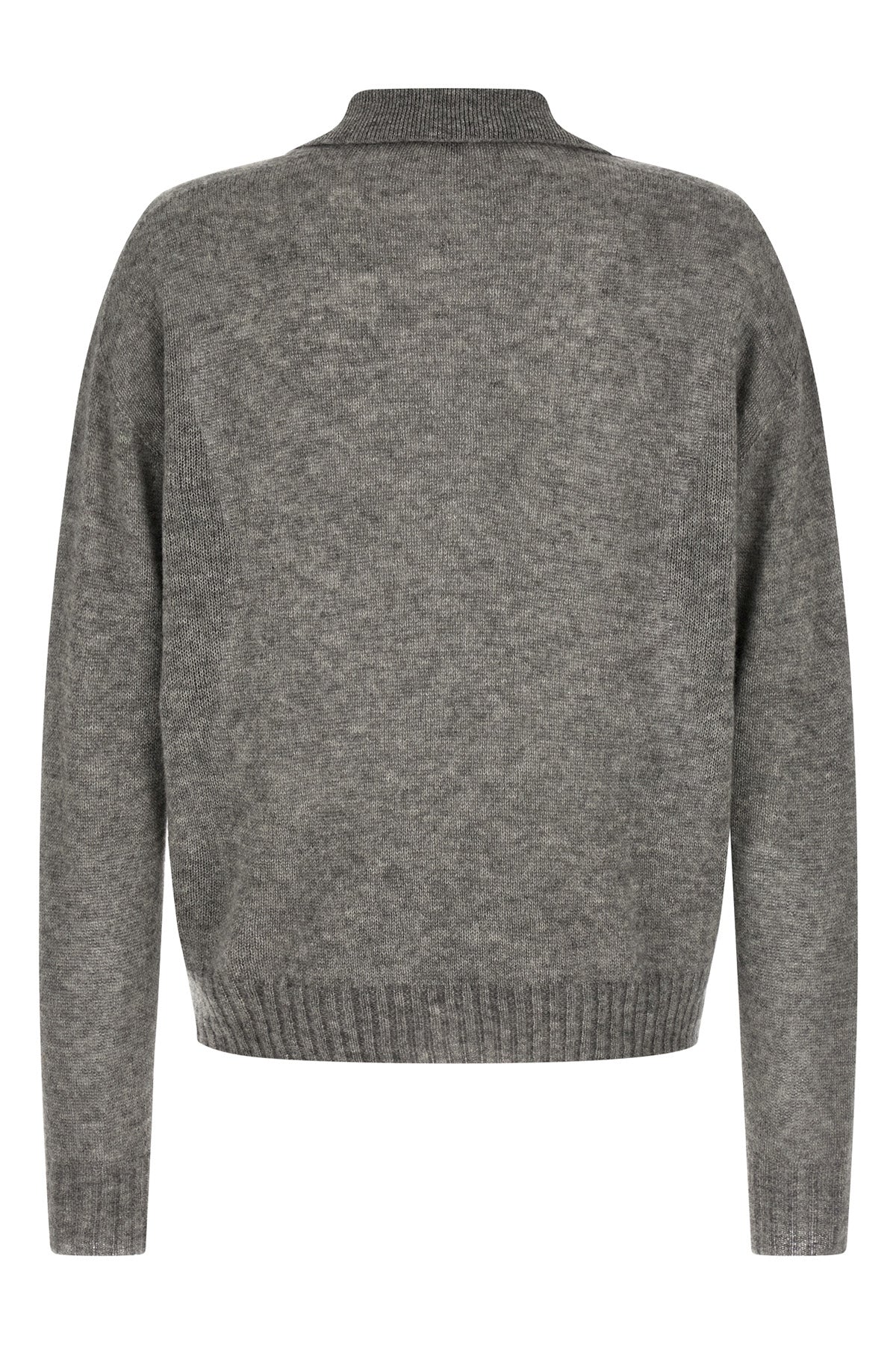 cashmere and silk knit polo shirt