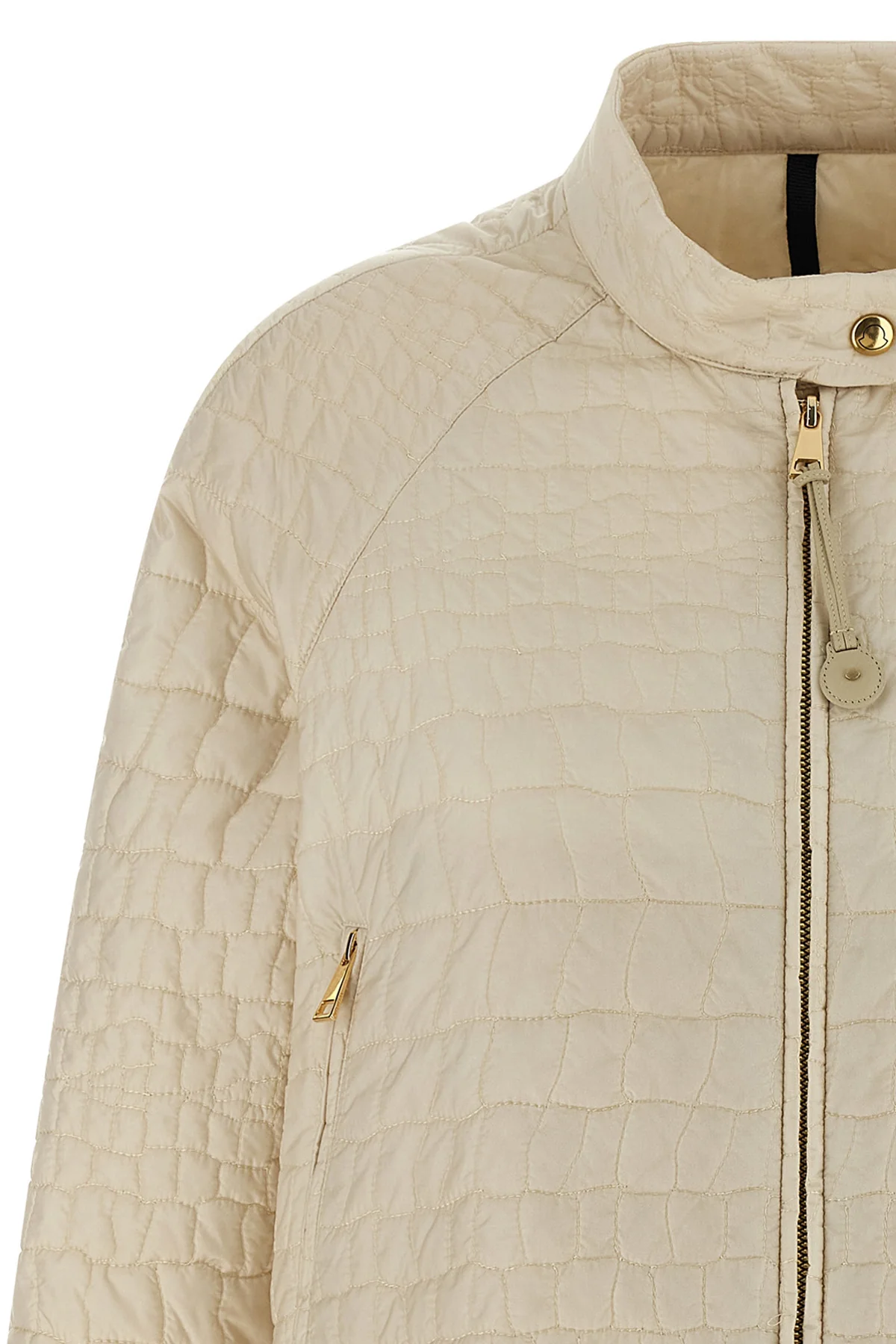 aubrietaa quilted tech fabric down jacket