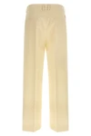 tailored cotton gabardine trousers