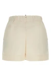 water-repellent technique froissé shorts
