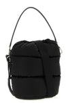 caradoc bucket bag in water-repellent padded boudin quilted nylon