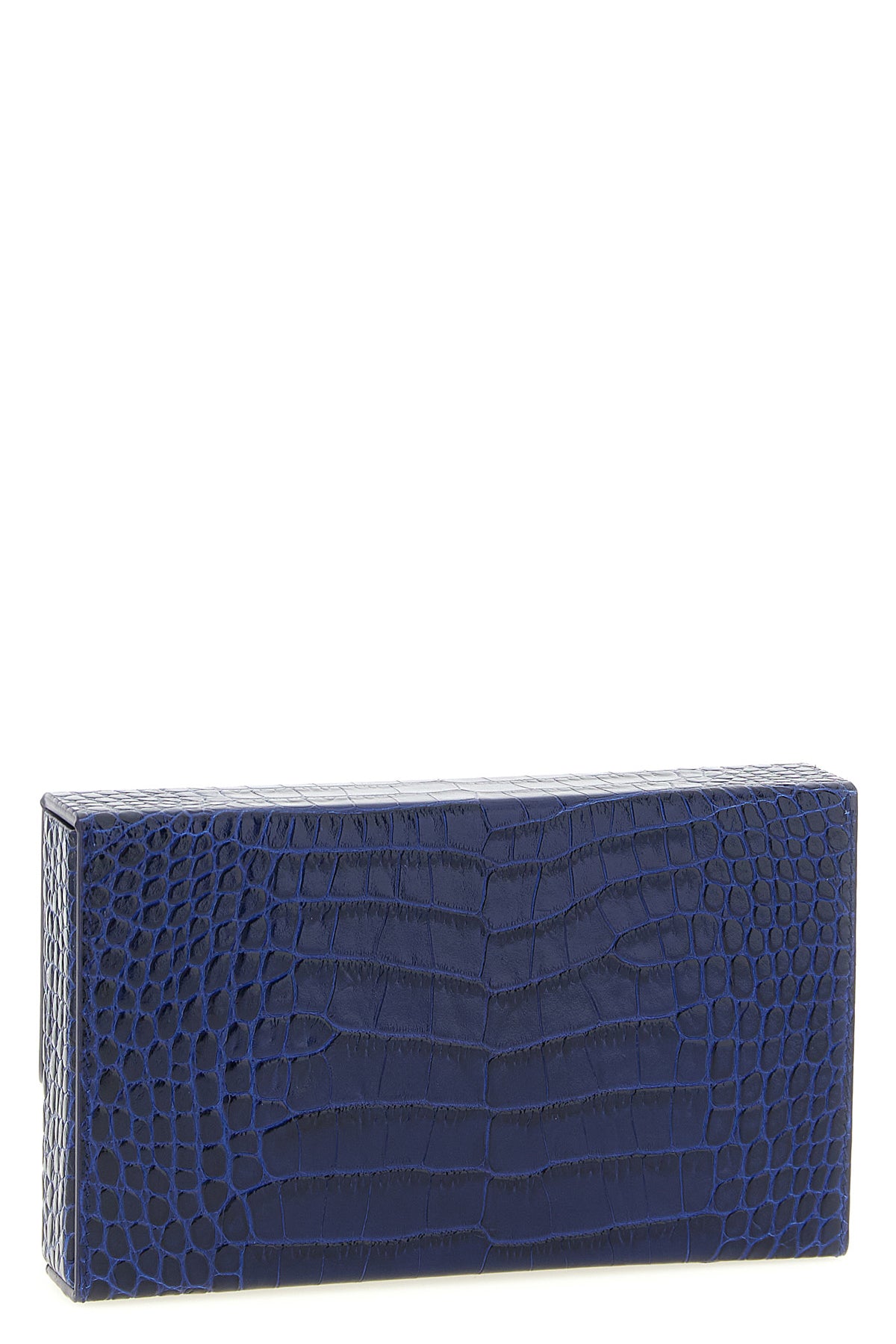 python print leather clutch bag
