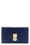 python print leather clutch bag