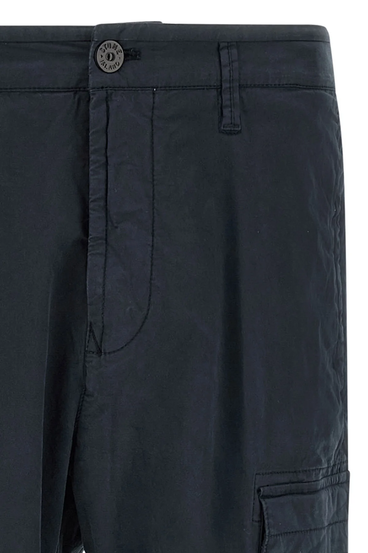 3100032 trousers in garment-dyed stretch cotton twill