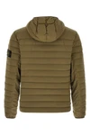 4100106 down jacket in lightweight one-layer stretch fabric garment-dyed