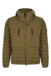 4100106 down jacket in lightweight one-layer stretch fabric garment-dyed