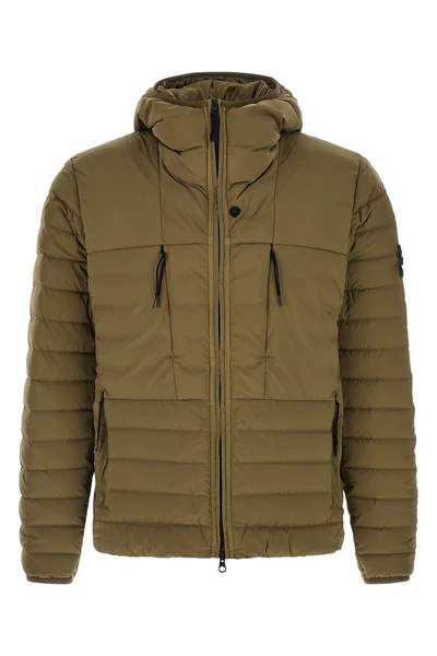 4100106 down jacket in lightweight one-layer stretch fabric garment-dyed