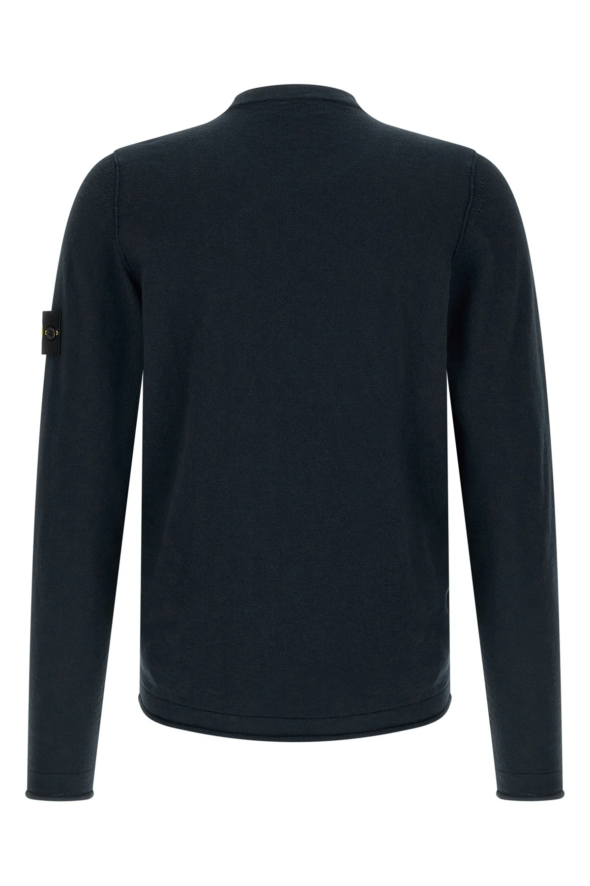 STONE ISLAND L 5100052 knit sweater in 14 fineness shaved cotton and nylon blend knit