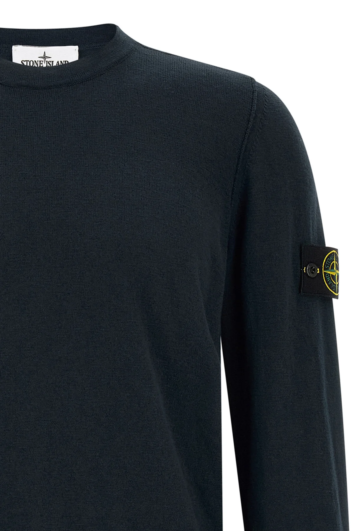 5100052 knit sweater in 14 fineness shaved cotton and nylon blend knit