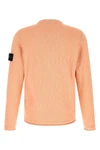 5100052 knit sweater in 14 fineness shaved cotton and nylon blend knit