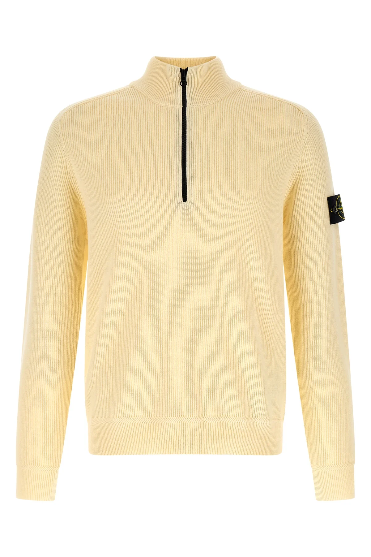 STONE ISLAND L 5100124 ribbed cotton sweater