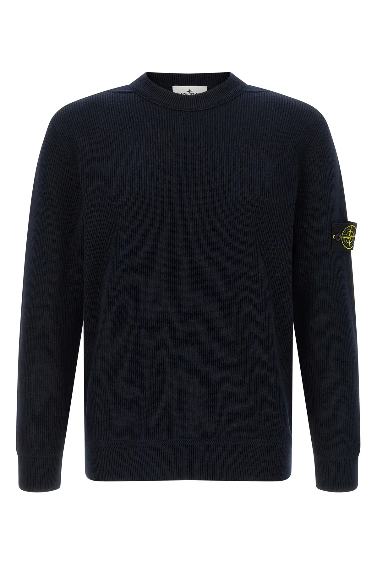 STONE ISLAND L 5100154 ribbed cotton sweater