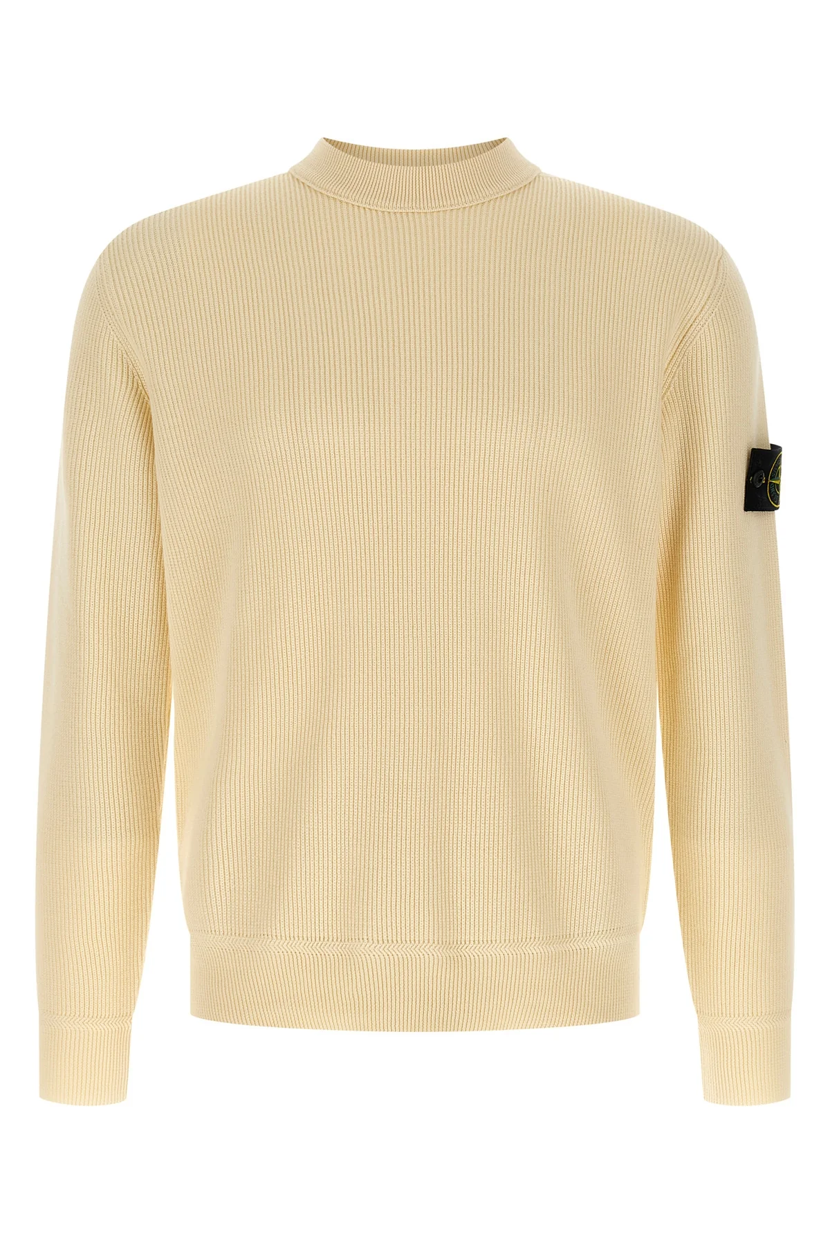 STONE ISLAND L 5100154 ribbed cotton sweater