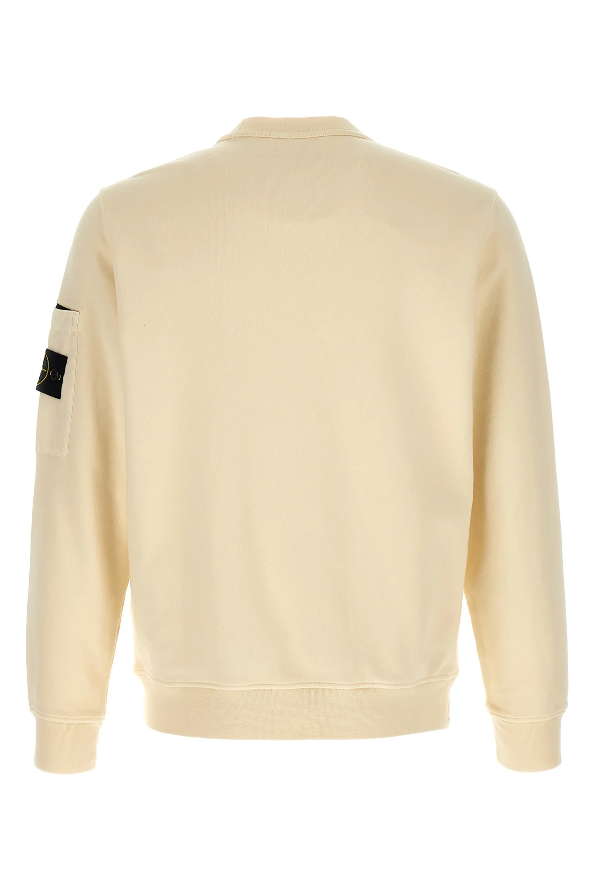 STONE ISLAND L 6100019 cotton sweatshirt of intermediate heaviness dyed in garment