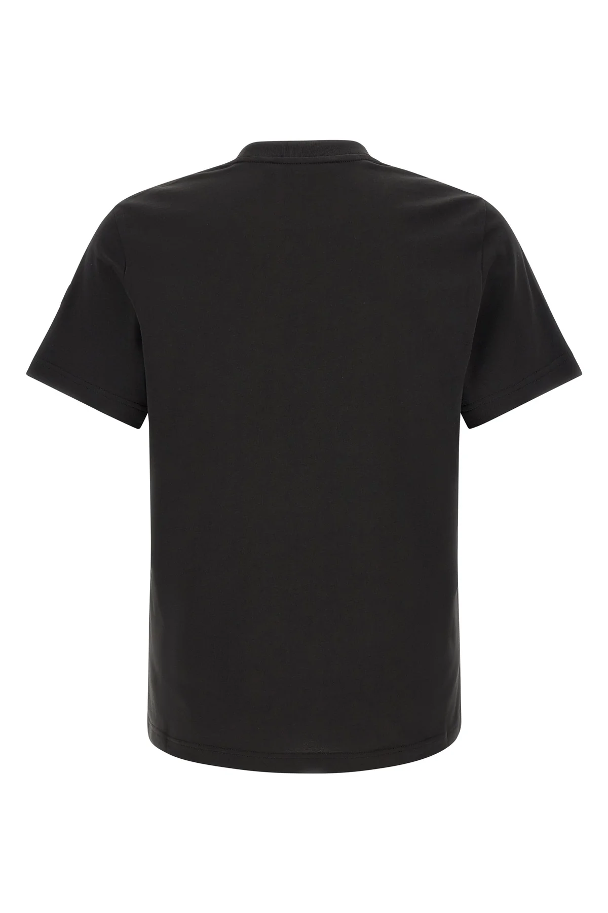 MONCLER L monclers pure black cotton t-shirt