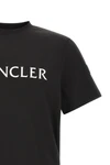 monclers pure black cotton t-shirt