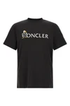 monclers pure black cotton t-shirt