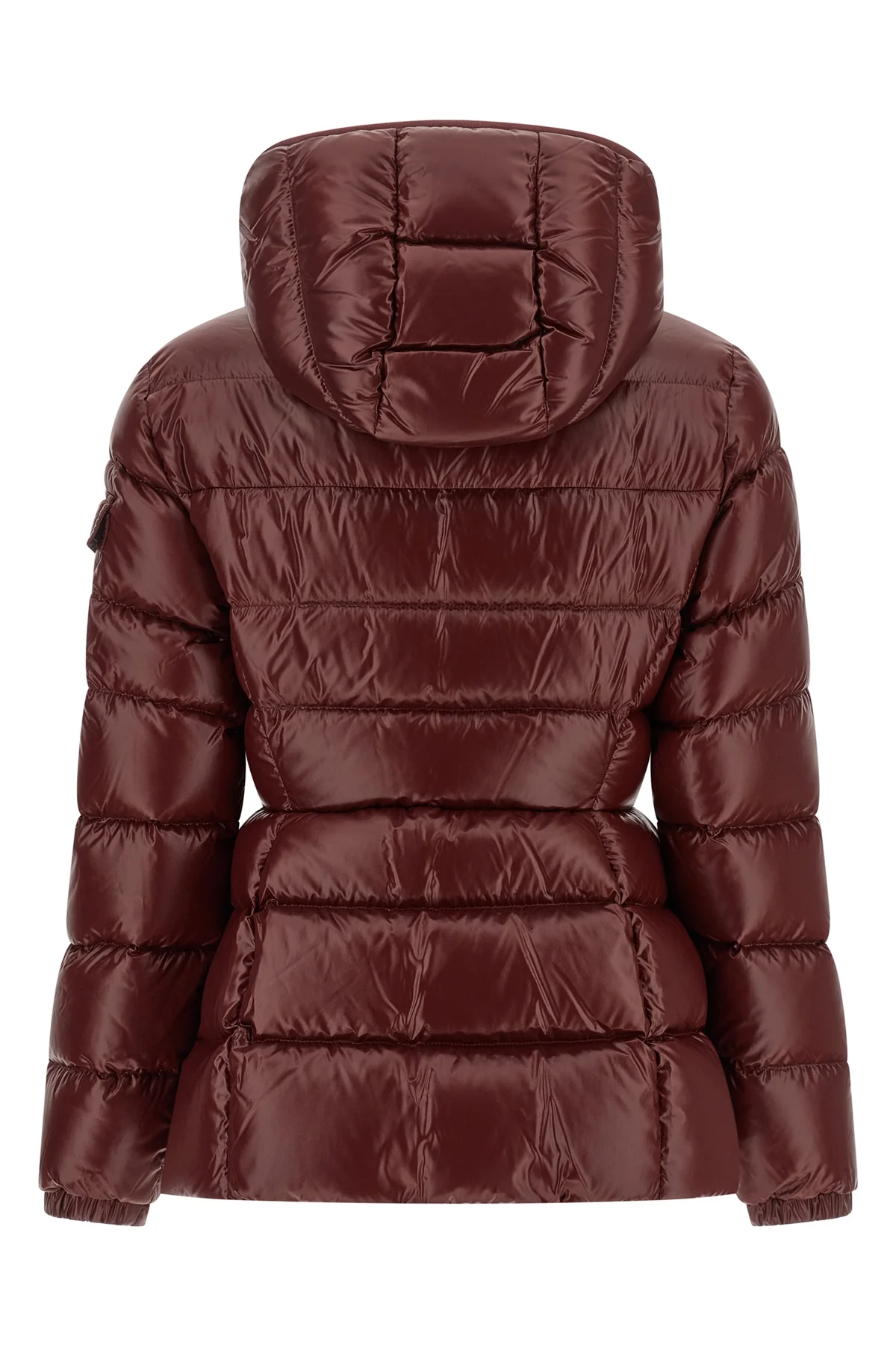 the moncler barante down jacket redefines the volumes of outerwear through a h
