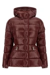 the moncler barante down jacket redefines the volumes of outerwear through a h