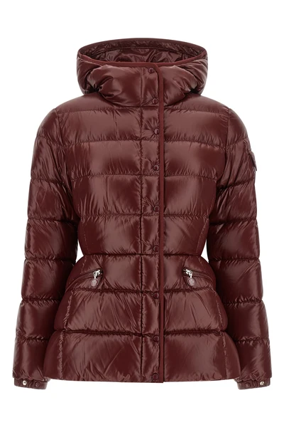 the moncler barante down jacket redefines the volumes of outerwear through a h