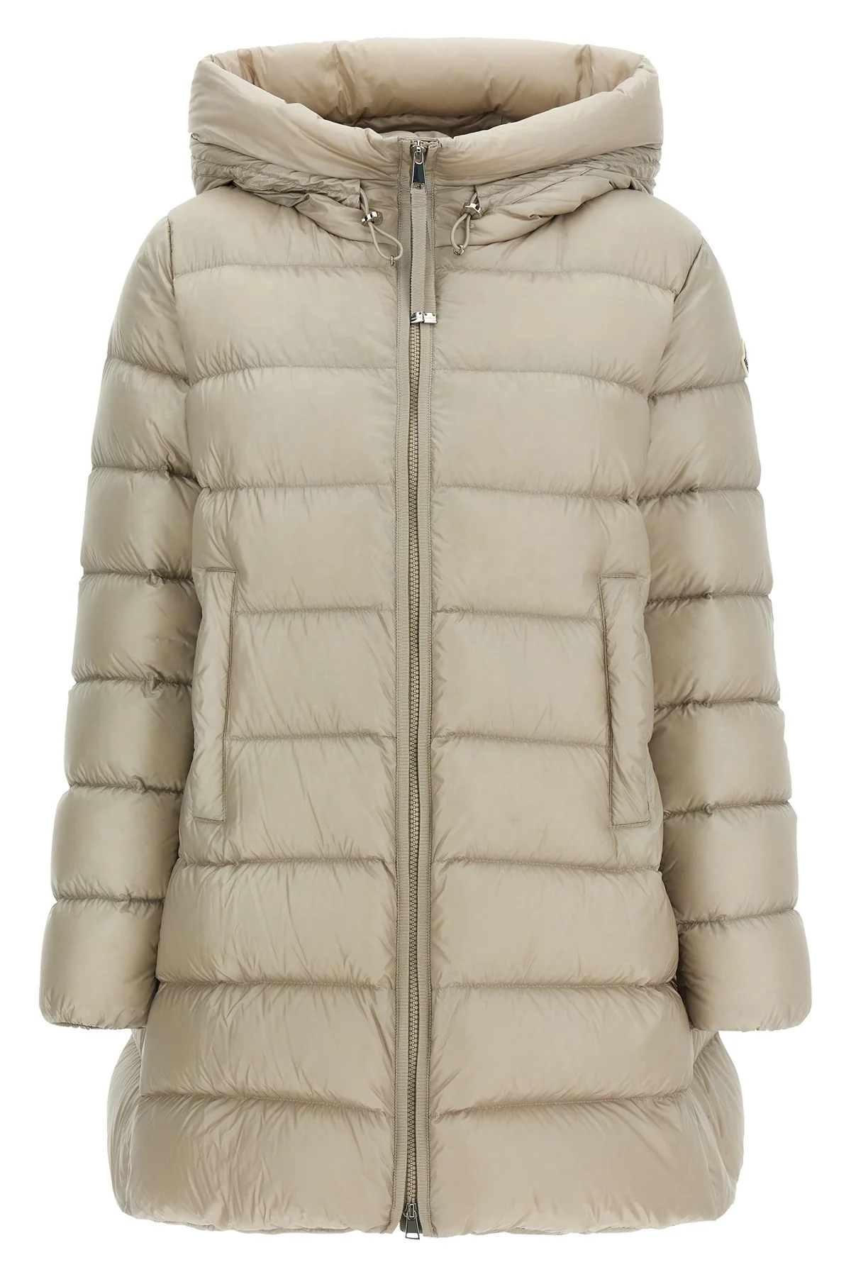 MONCLER 0 the moncler suyen midi down jacket redefines the codes of outerwear through a