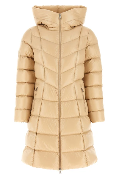the moncler marusse down jacket redefines the volumes of outerwear through a rig