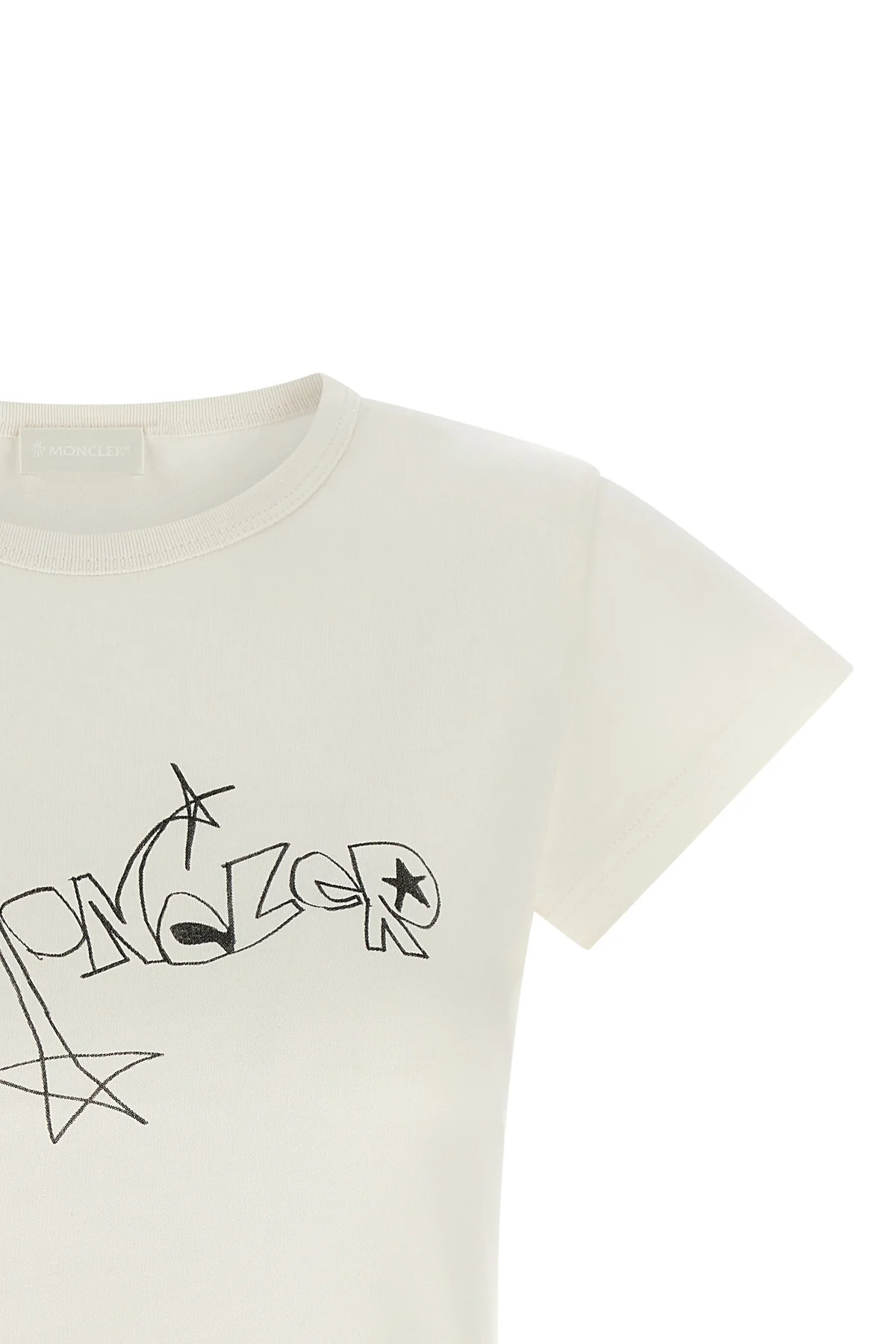 the moncler short-sleeved t-shirt redefines casual luxury through a precise sart