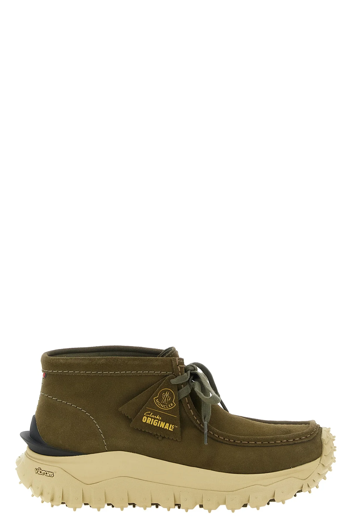 MONCLER 40 the moncler trailgrip wallabee gtx ankle boots blend the iconic moccasin silho