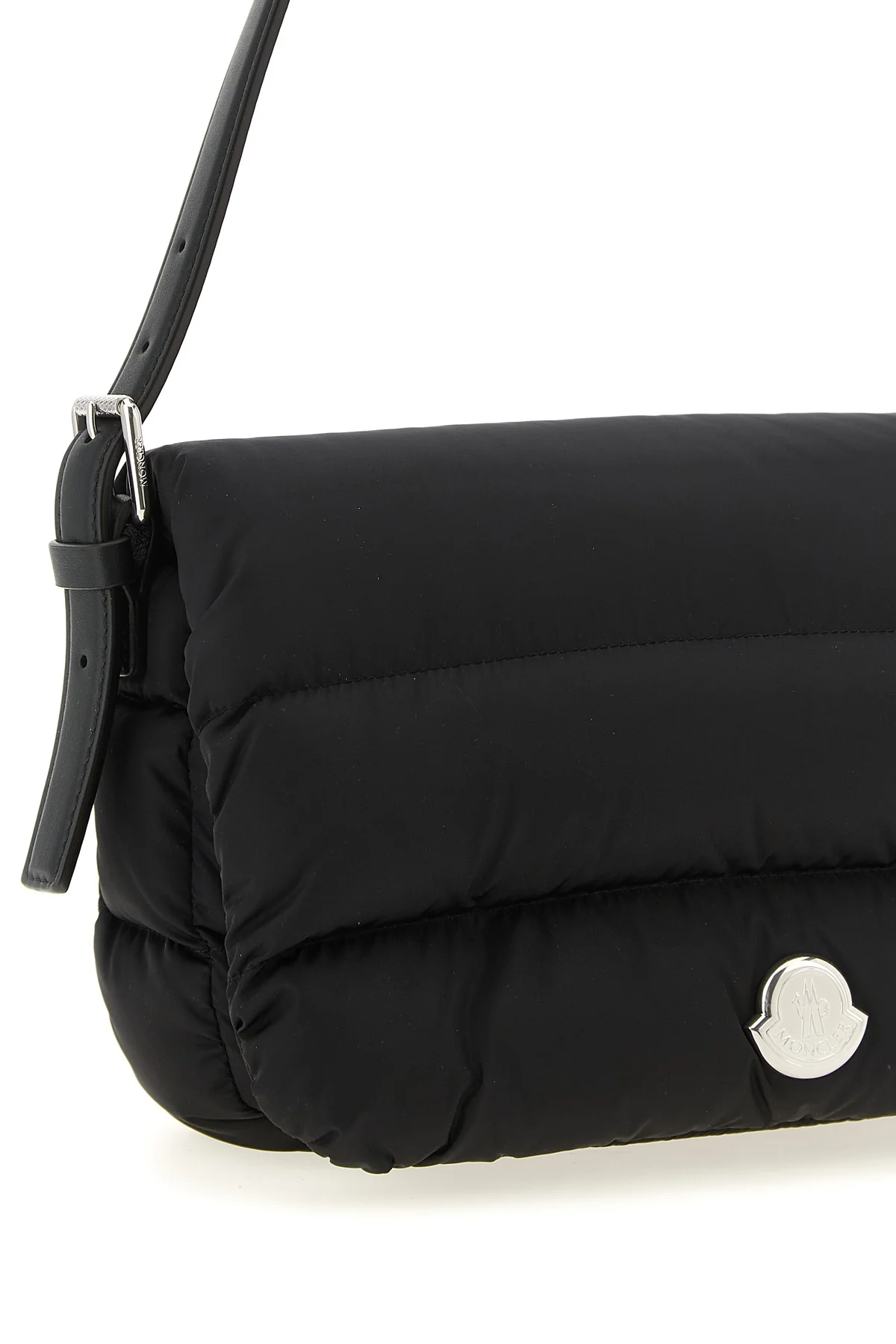 the moncler caradoc shoulder bag translates the brands iconic aesthetic into