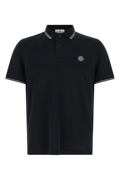2200010 polo shirt in stretch cotton piqué
