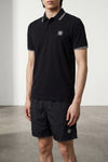 2200010 polo shirt in stretch cotton piqué