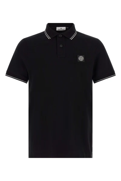 2200010 polo shirt in stretch cotton piqué