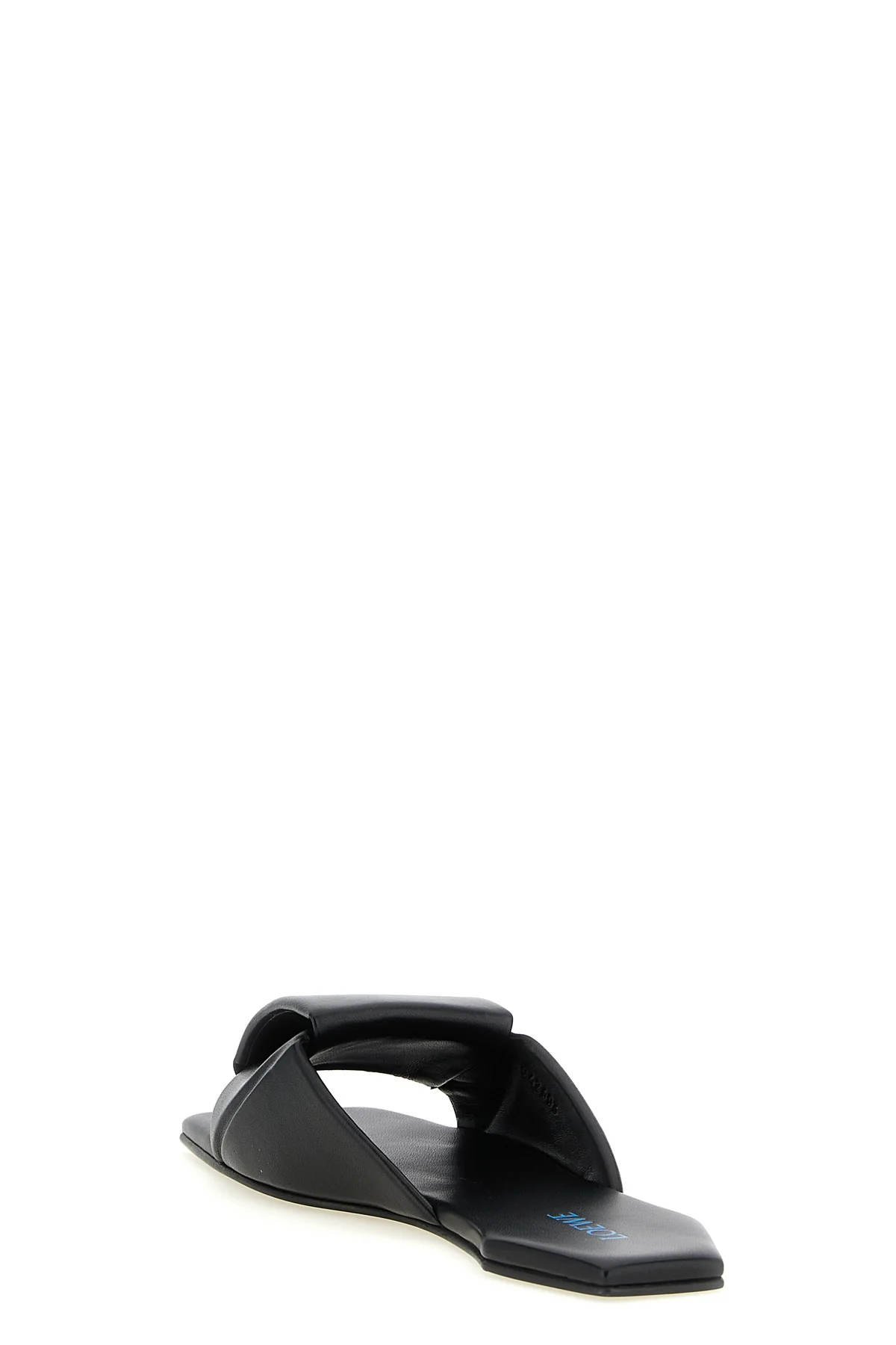 the slide sandal loewe origami features a seamless construction defined by its