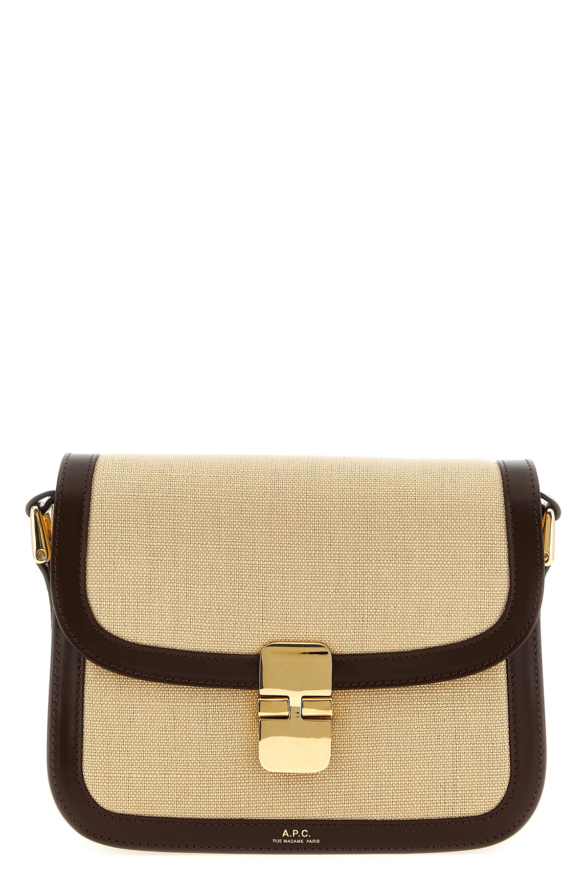 A.P.C. OS small grace cotton canvas crossbody bag