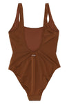 lora one-piece swimsuit in stretch fabric