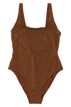 lora one-piece swimsuit in stretch fabric