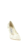 jimmy choo love pumps define a tapered silhouette through a rigorous paraded t