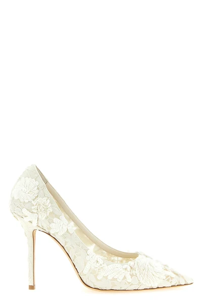 jimmy choo love pumps define a tapered silhouette through a rigorous paraded t