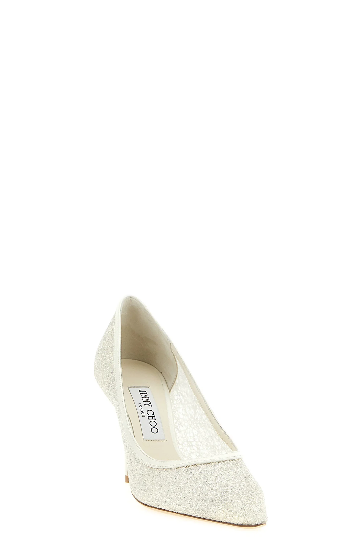 JIMMY CHOO 35 jimmy choo love pumps in ivory tones embody timeless elegance through a tapere