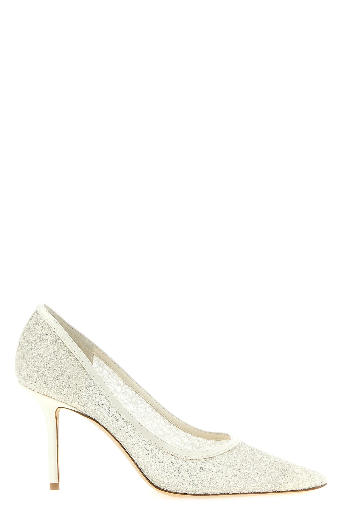 JIMMY CHOO 35 jimmy choo love pumps in ivory tones embody timeless elegance through a tapere