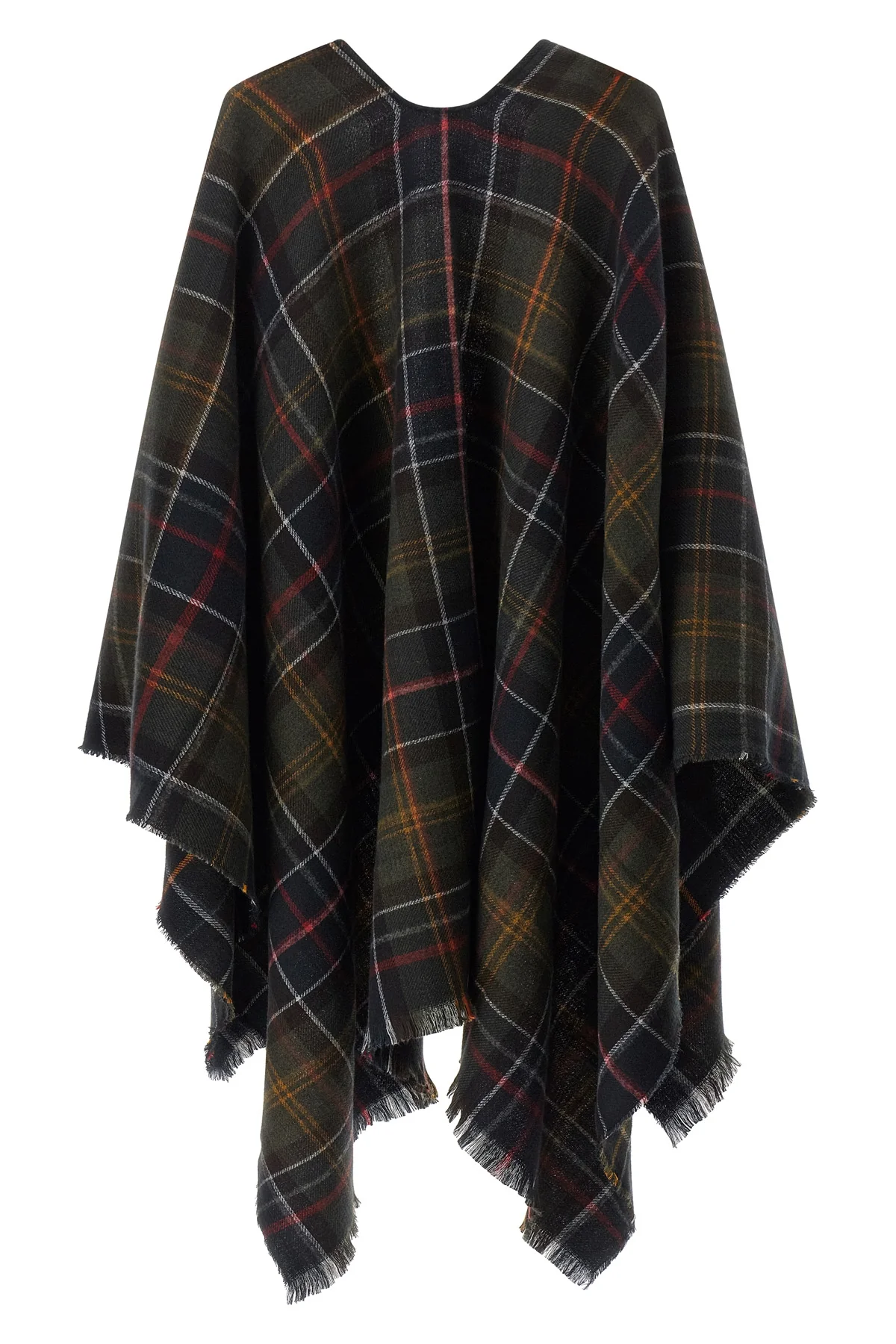 BARBOUR OS the barbour montieth serape cape redefines the concept of layering through an