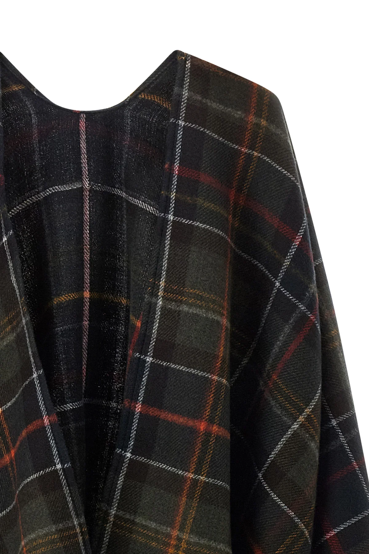 the barbour montieth serape cape redefines the concept of layering through an