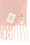 the barbour ellison scarf defines winter elegance through an enveloping silhou