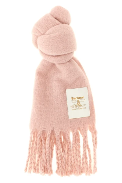 the barbour ellison scarf defines winter elegance through an enveloping silhou