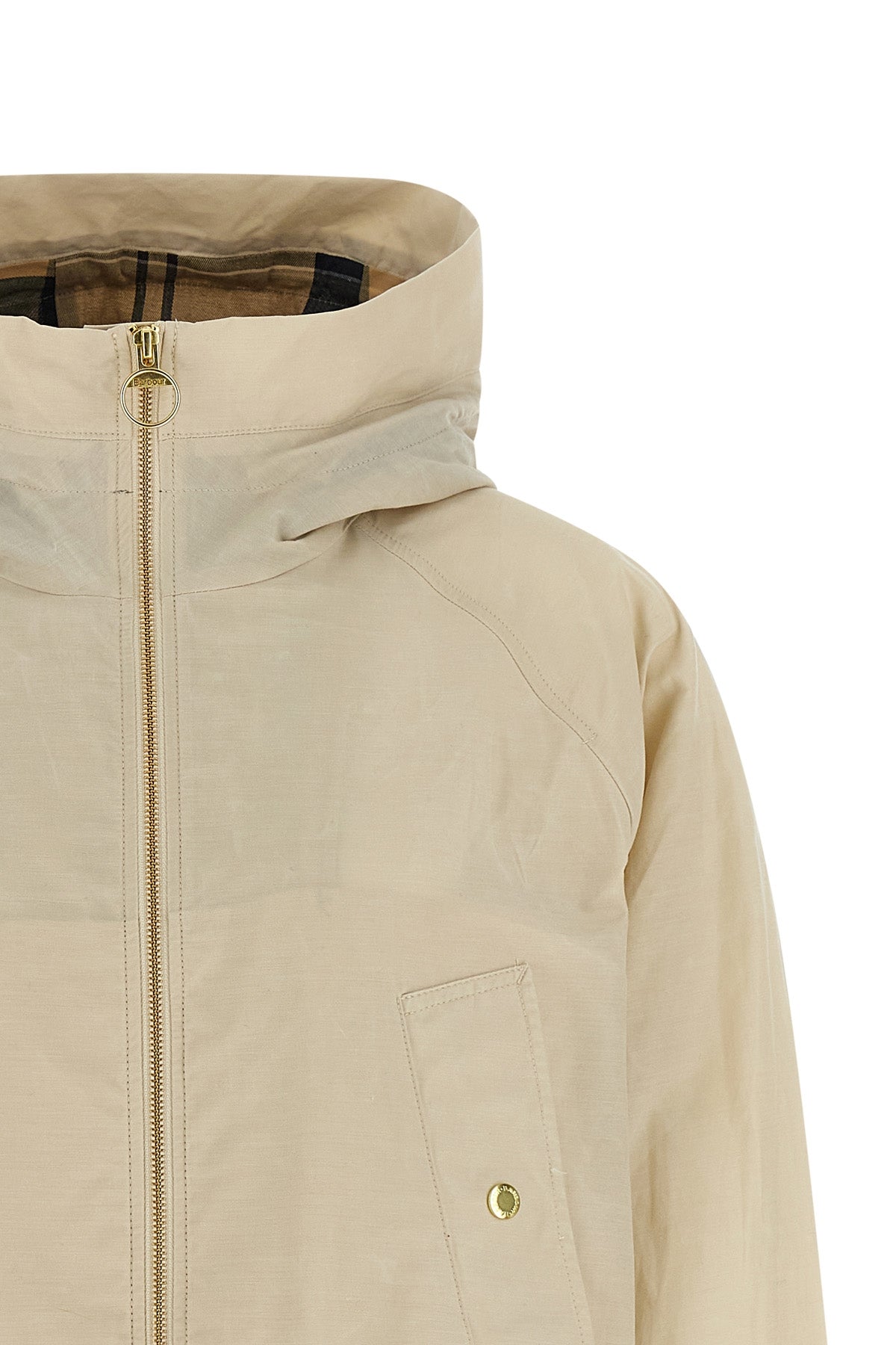 middlemarch rainproof jacket in cotton blend that is dry to the touch